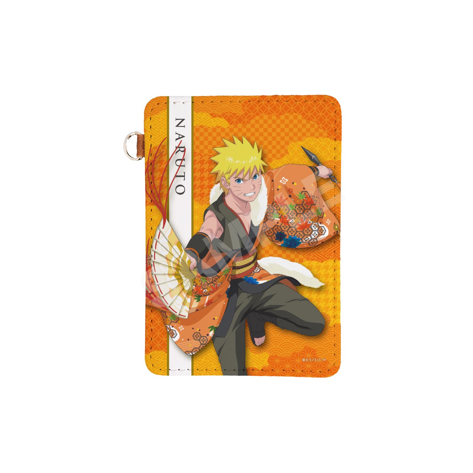 【予約受付中】『NARUTO-ナルト-疾風伝』演舞ver. レザーパスケース /01 うずまきナルト