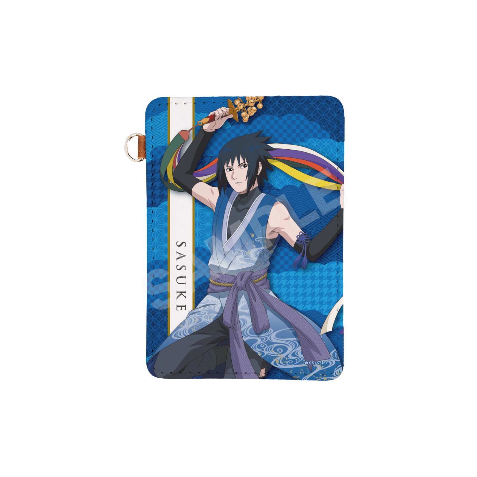 【予約受付中】『NARUTO-ナルト-疾風伝』演舞ver. レザーパスケース /02 うちはサスケ