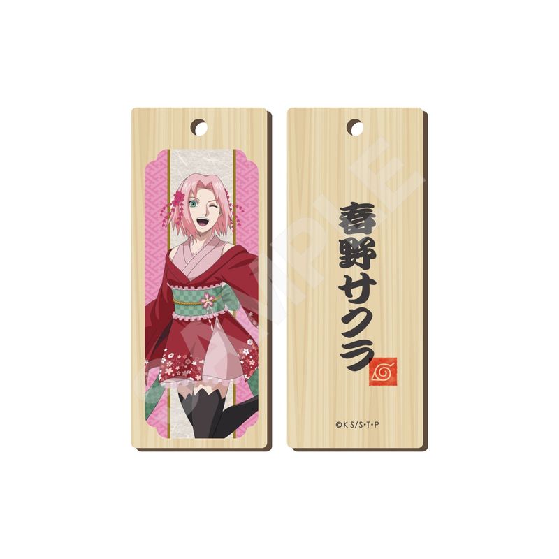 【予約受付中】『NARUTO-ナルト-疾風伝』演舞ver. 木札ストラップ /03 春野サクラ