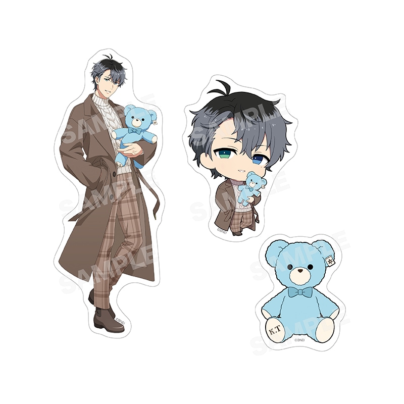【予約受付中】《ポストカード特典対象》『アイドルマスター SideM』Teddy's Collection II ステッカー(3枚セット)/04 鷹城恭二