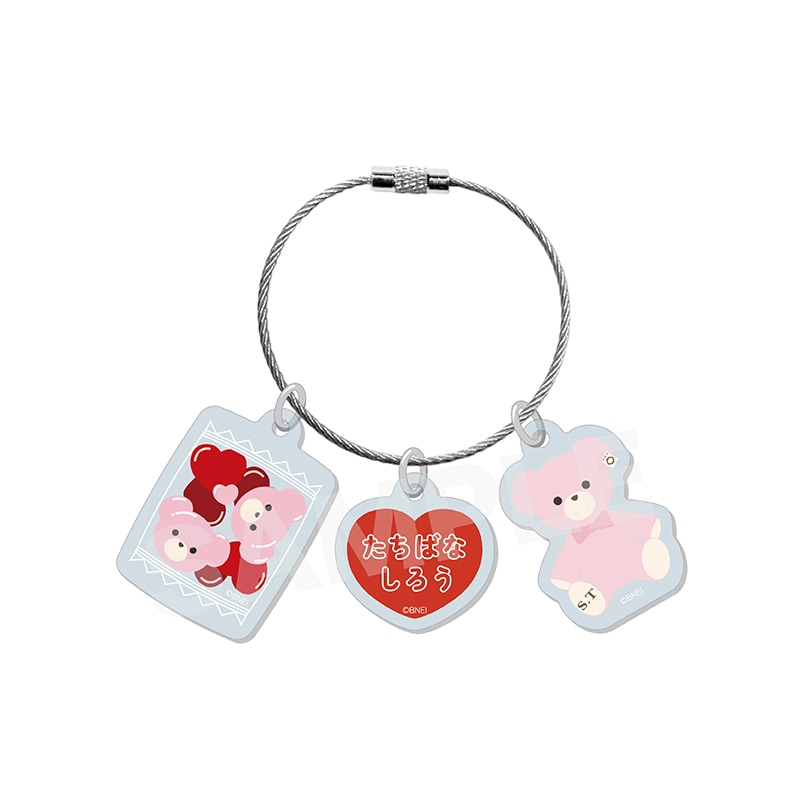 【予約受付中】《ポストカード特典対象》『アイドルマスター SideM』Teddy's Collection II ワイヤー3連アクリルチャーム/08 橘志狼