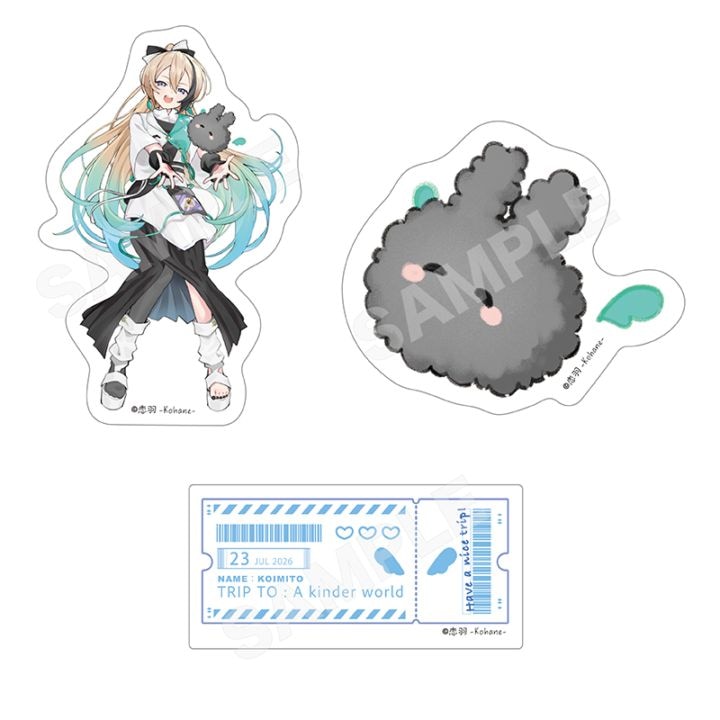 【予約受付中】『恋羽-Kohane-』誕生日記念グッズ2026 ステッカー(3枚セット) /01
