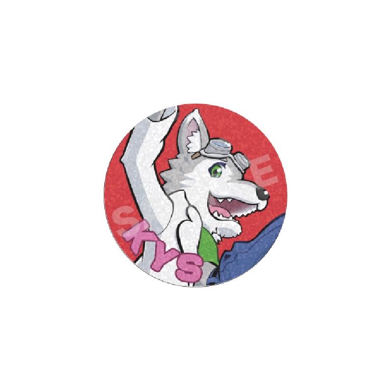 【予約受付中】『アメザリひらいイラスト展～わちゃ部をそえて～』 缶バッジ01 KYS