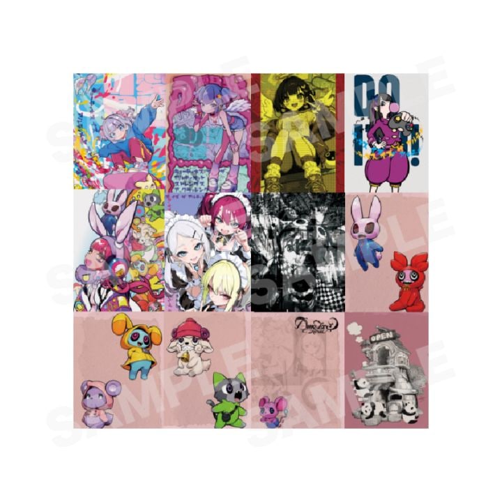 【予約受付中】『アメザリひらいイラスト展～わちゃ部をそえて～』 ポストカードセット
