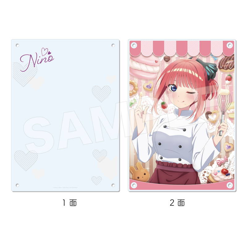 5等分の花嫁 中野二乃 イラストボード 色紙 アクリルシート セット 1_000000002300.jpg?1678209907