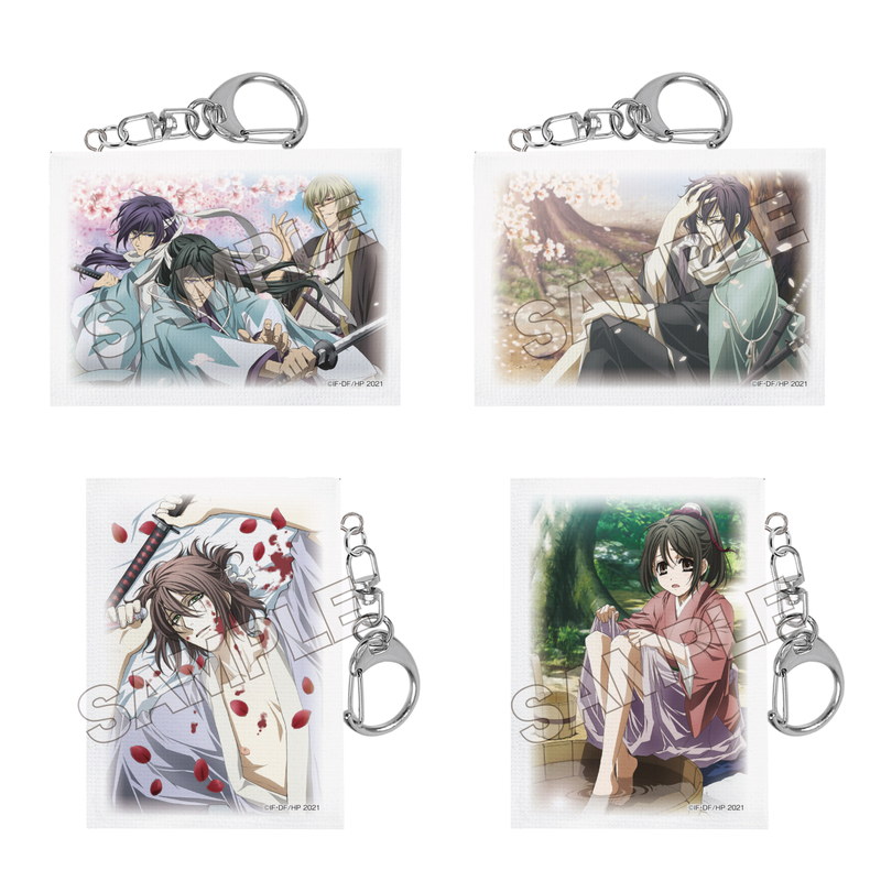 薄桜鬼 キーホルダー パスケースセット 薄桜鬼』ミニチュアキャンバスキーホルダー 第1弾 全10種 コンプリート