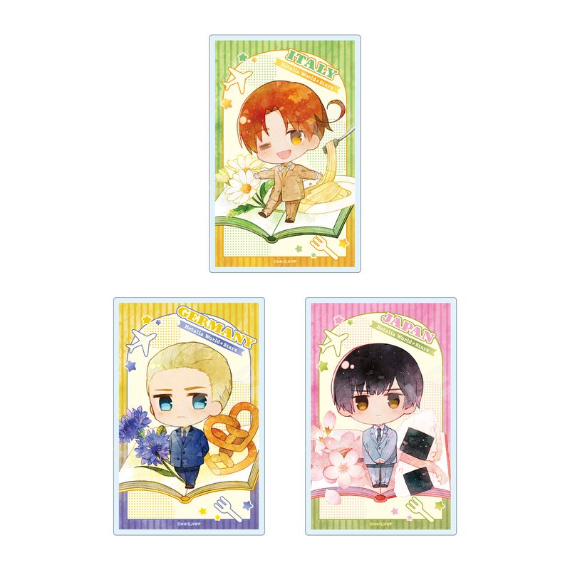 予約受付中】『ヘタリア World☆Stars』キャラでるアート クリアカード