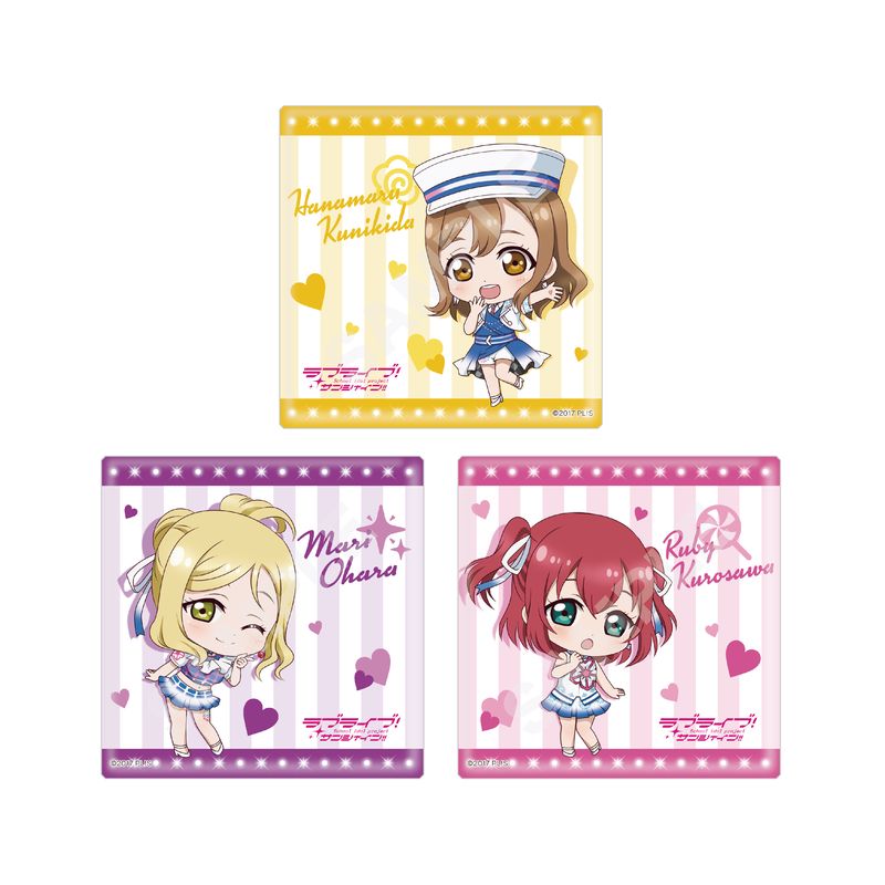 ラブライブサンシャイン 渡辺曜 スクエア 缶バッジ スクエアバッジ 9点セット ラブライブ!サンシャイン!!』ビッグスクエア缶バッジ 全9種 BOX