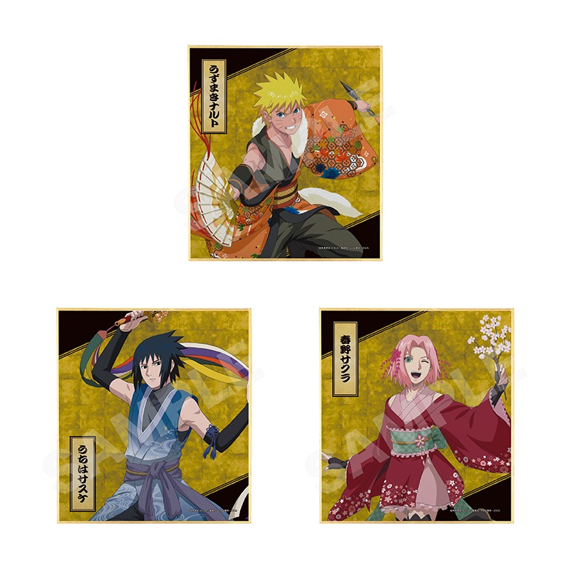 予約受付中】『NARUTO-ナルト-疾風伝』演舞ver. ミニ色紙 /01 全6種