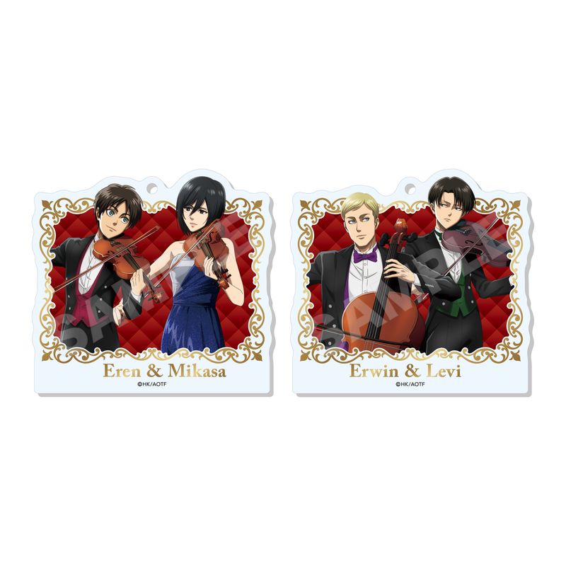 進撃の巨人 トレーディングアクリルキーホルダー 1Box 7pcs