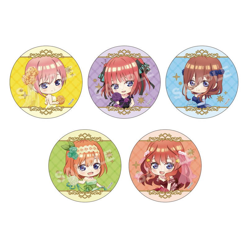 映画「五等分の花嫁」』メタリック缶バッジ 第1弾 全10種 BOX