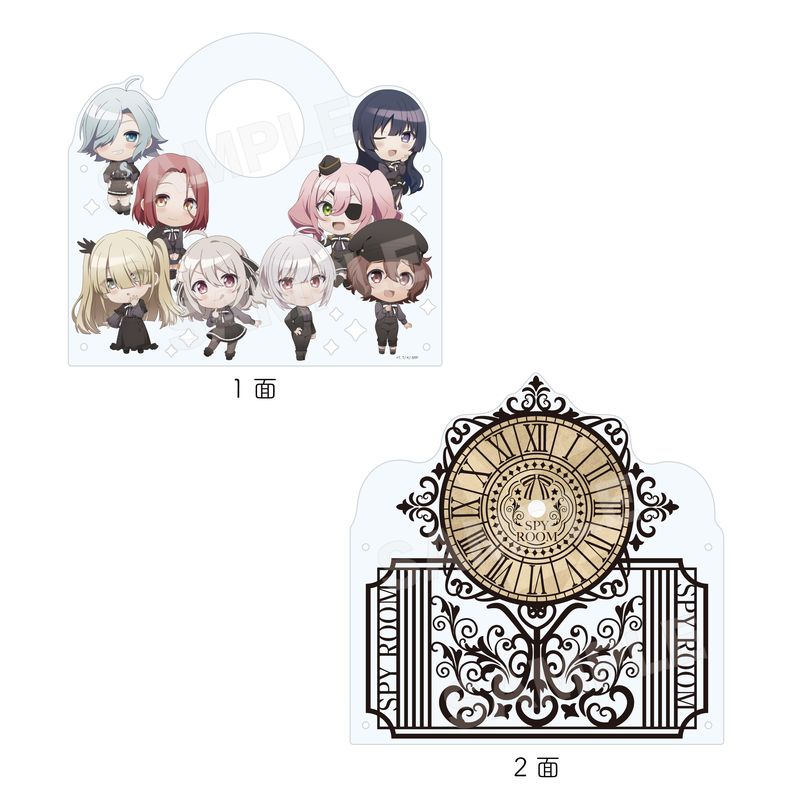 スパイ教室』アクリル時計 01 集合 | 人気アニメやキャラクターグッズ