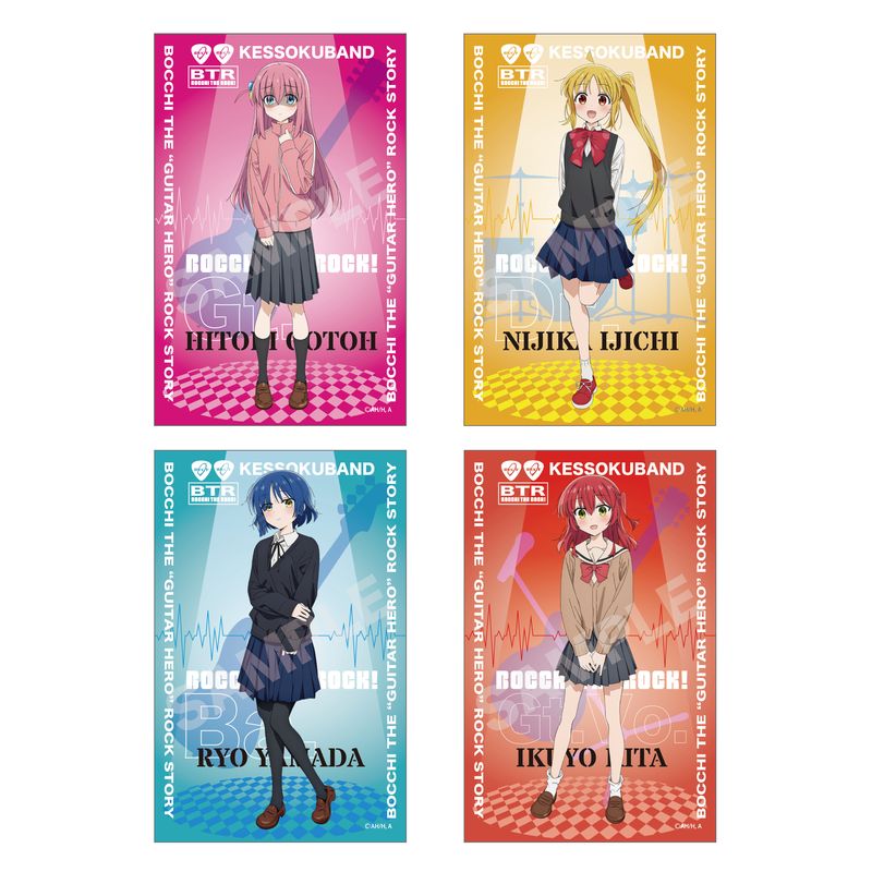 ぼっち・ざ・ろっく！』サテン地ステッカー 第1弾 全8種 BOX