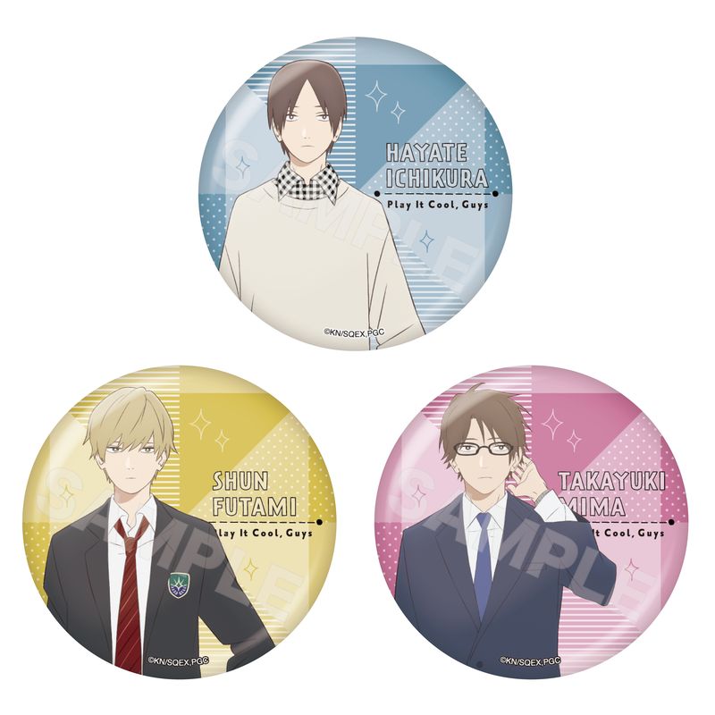 クールドジ男子』メタリック缶バッジ 第1弾 全5種 BOXセット