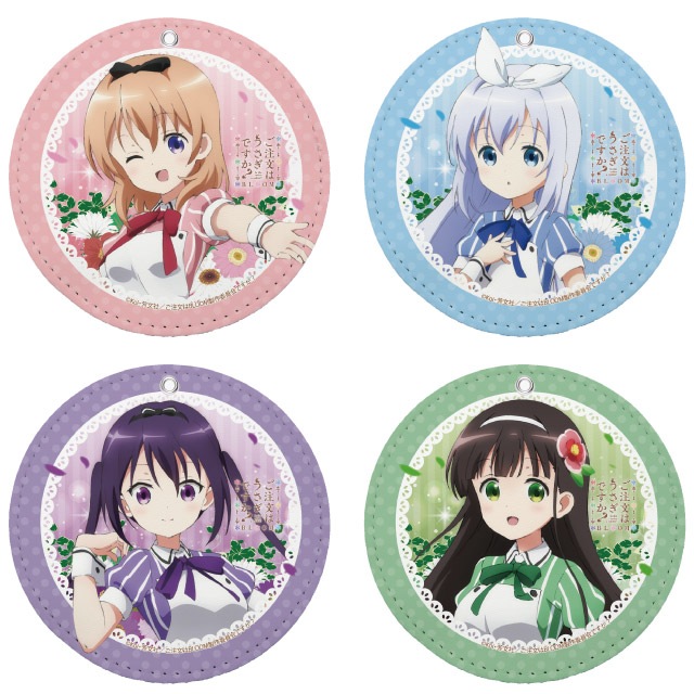 D*i様 ごちうさ　ご注文はうさぎですか？　チノ　キーホルダー　コースター D*i様 ごちうさ ご注文はうさぎですか？ チノ キーホルダー