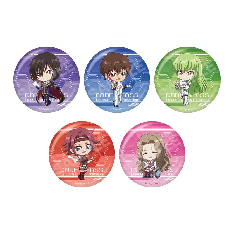 予約受付中】『コードギアス 反逆のルルーシュ』NAVI ME 缶バッジ 全10