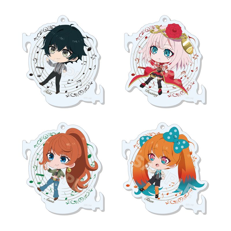 takt op.Destiny』ぐいっと！ まるっとスタンドキーホルダー 全8種 BOX