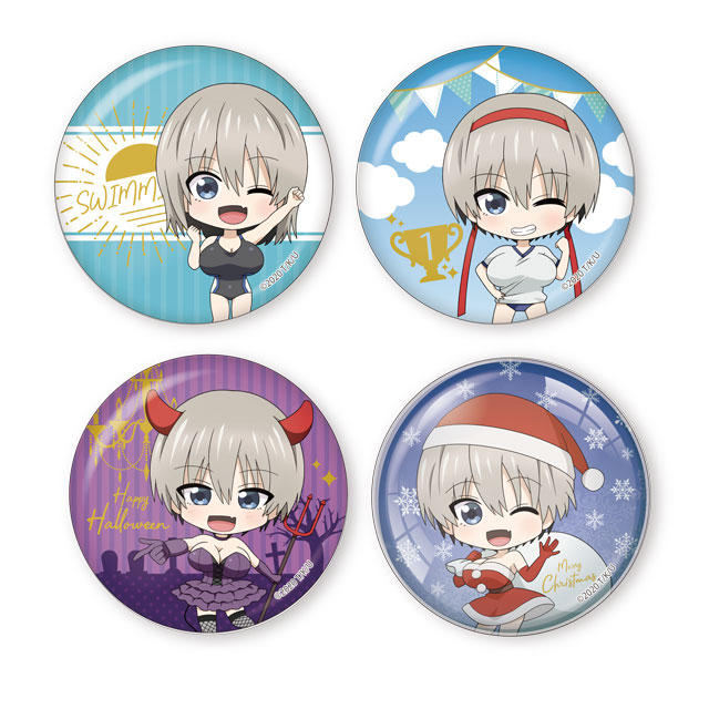 宇崎ちゃんは遊びたい！』メタリック缶バッジ 第1弾 全8種 BOX