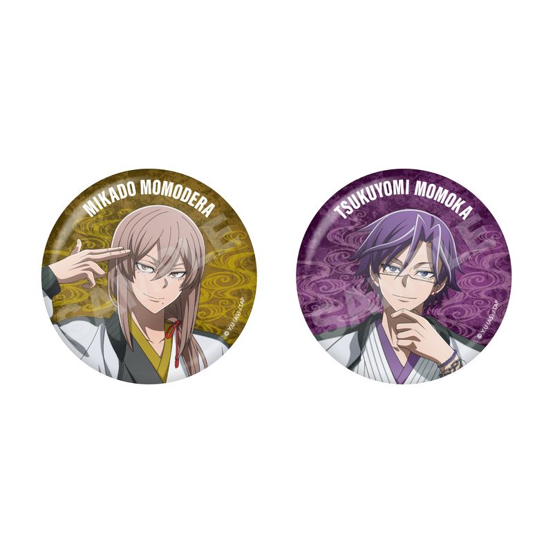 アニメキャラクター 缶バッジ 和服 予約受付中】『桃源暗鬼』スカジャン×着物ver. メタリック缶バッジ 01