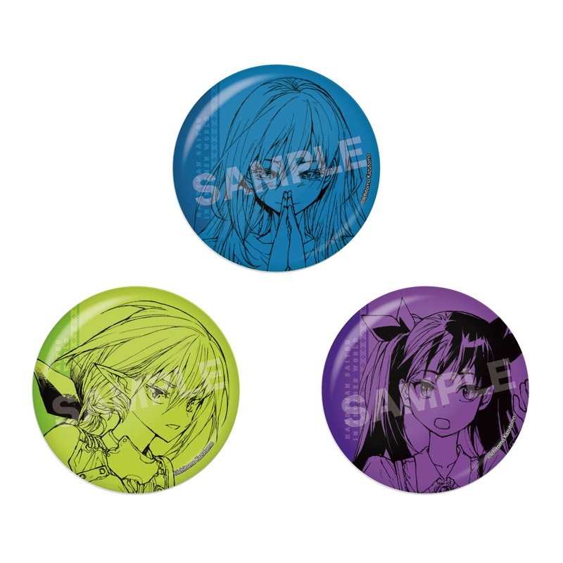 便利屋斎藤さん、異世界に行く』メタリック缶バッジ 第1弾 全6種