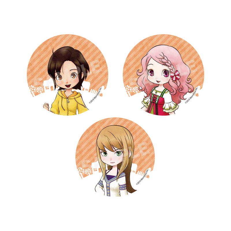 牧場物語 再会のミネラルタウン』メタリック缶バッジ 第1弾 全9