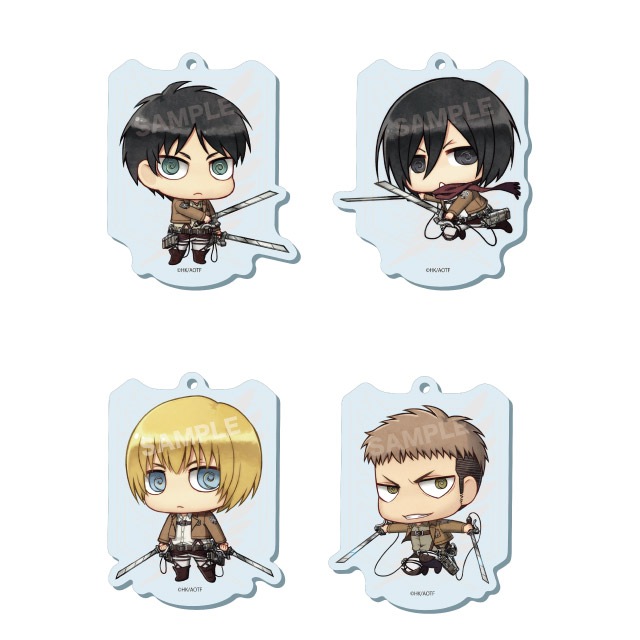 進撃の巨人』まるっとスタンドキーホルダー 第1弾 全8種 コンプリート