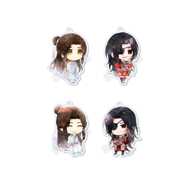 天官賜福　アクリルキーホルダー　玲珑群像シリーズ　ストラップ　9個セット 天官賜福 アクリルキーホルダー 玲珑群像シリーズ ストラップ 9