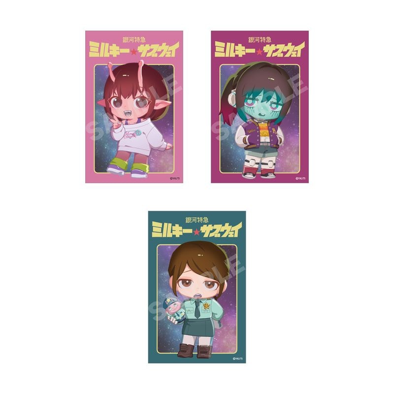 予約受付中】『銀河特急 ミルキー☆サブウェイ』サテン地ステッカー 全