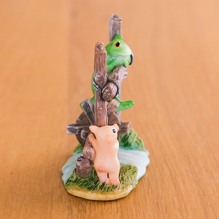 水車を踏むカエル コポー Copeau - カエルのコポーならクッチーナ