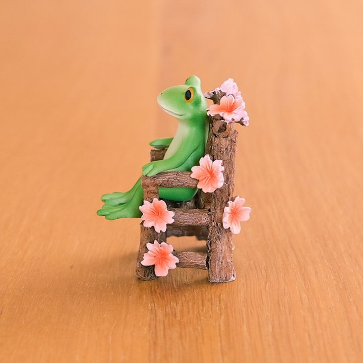桜 ちょっと休憩 コポー Copeau - カエルのコポーならクッチーナ
