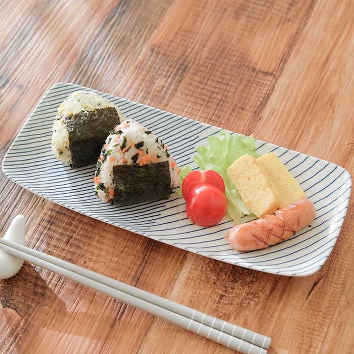 白山陶器 重ね縞 8枚セット 重ね縞 長焼皿 白山陶器 食器 - キッチン雑貨、便利グッズなら