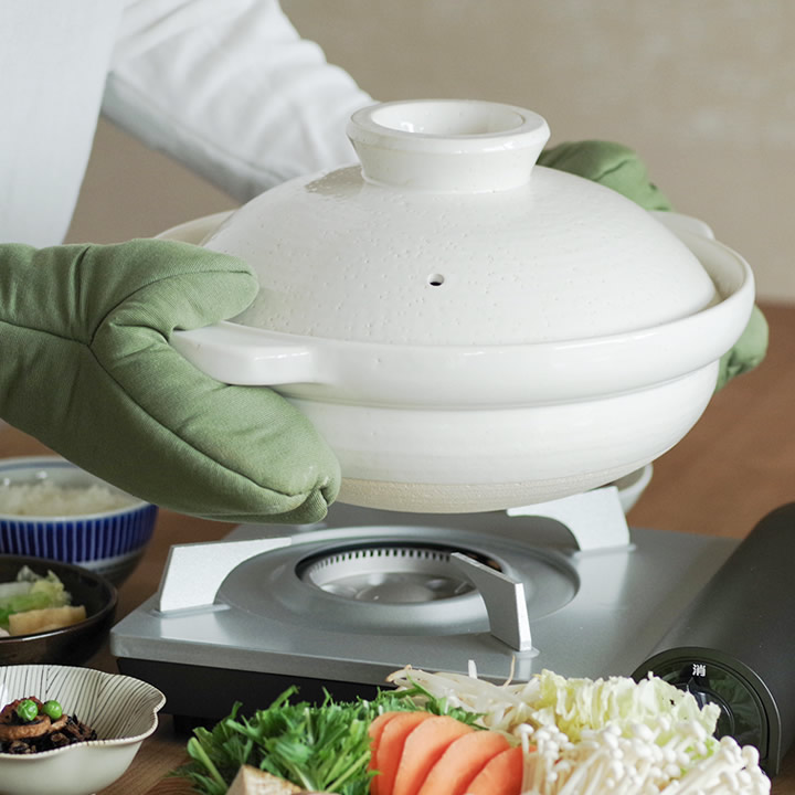 伊賀土鍋 大 3～5人用 長谷園 - キッチン雑貨、便利グッズならクッチーナ