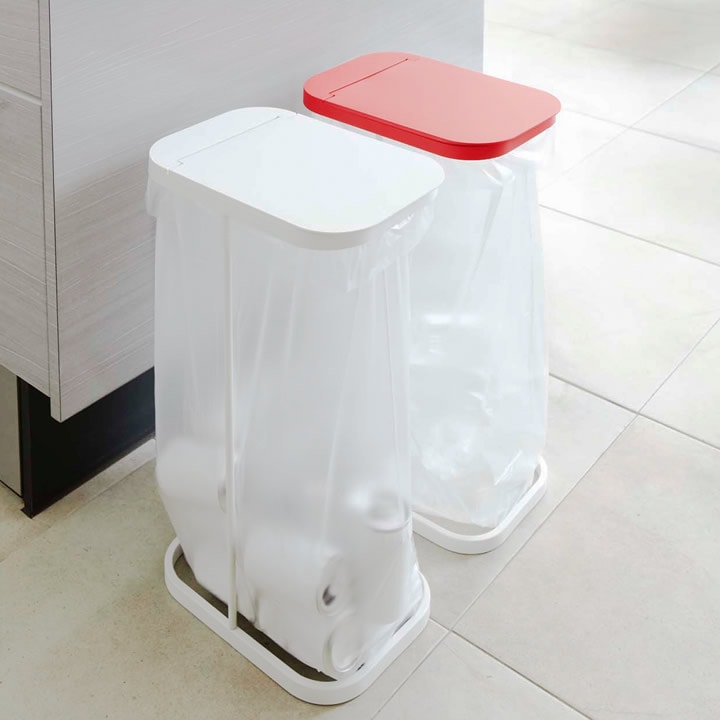山崎実業　分別　ゴミ箱ホルダー　ルーチェ LUCE ゴミ箱 山崎実業 Luce 分別ゴミ袋ホルダー ルーチェ 45L 簡易ゴミ箱