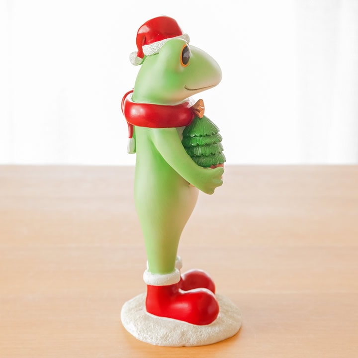 ✿美品✿ コポー コポタロウ クリスマス ツリー リース コポミ ８種 希少 ガーデン クリスマスツリーを抱えるカエル コポー Copeau - カエルの