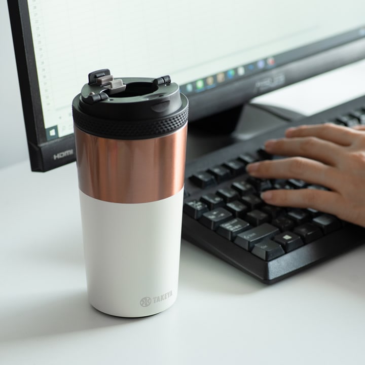 黒芯白8、キャメル10、タン濃10、ダークブラウン10 タケヤフラスク コーヒー タンブラー 12 - キッチン雑貨、便利グッズ