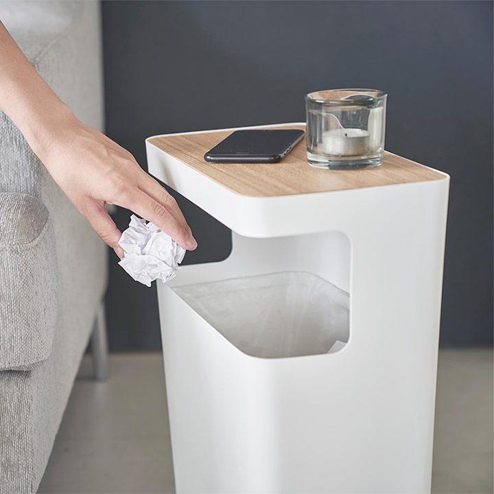 天板付きトラッシュカン 角型 リン RIN 山崎実業 - 山崎実業 towerなら