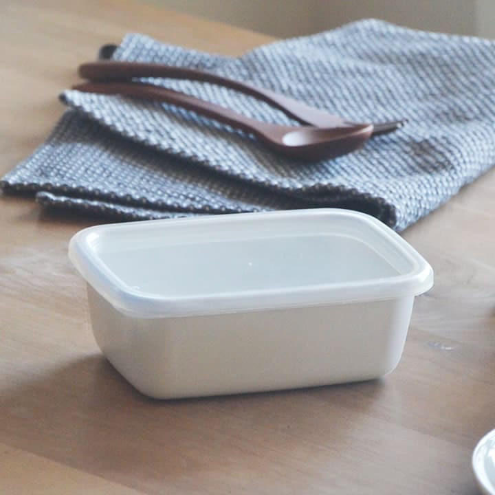 レクタングル 深型 S シール蓋付 WRF-S 野田琺瑯 保存容器 - キッチン