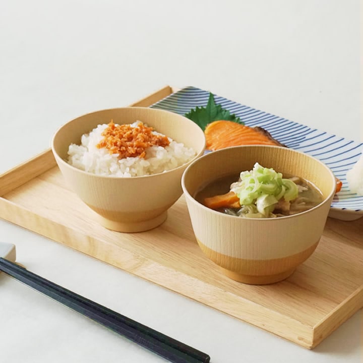 やさしい彩り 抗菌 汁椀 普通 ＆ キッズ 食器 - キッチン雑貨、便利