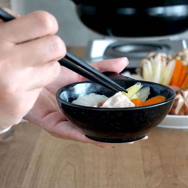 ポイント10倍】 つや黒 とんすい（黒）