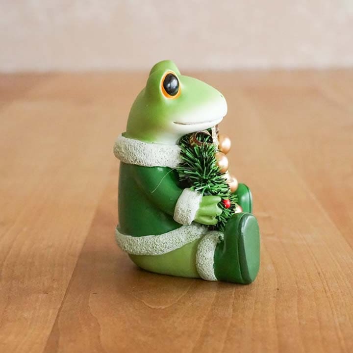 ポイント10倍】 クリスマスリースとカエル コポー Copeau
