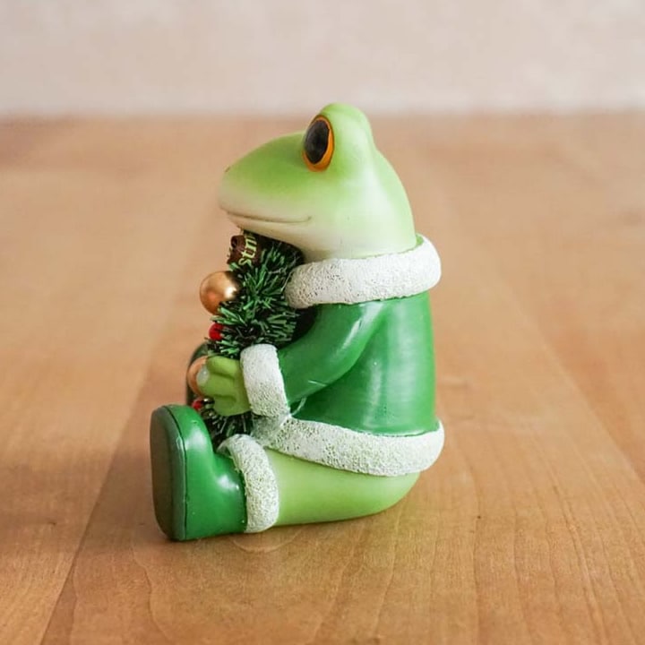 ポイント10倍】 クリスマスリースとカエル コポー Copeau