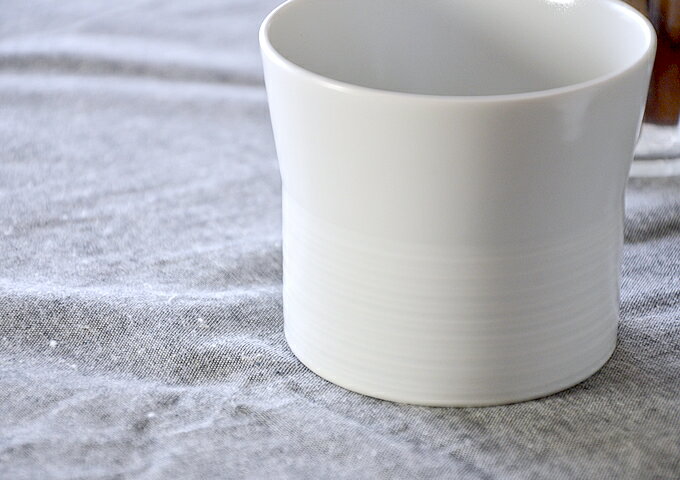 ミストホワイト フリーカップ 白山陶器 食器 - キッチン雑貨、便利