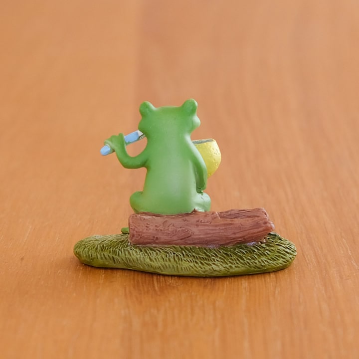 コポー カエル【一部欠け有り】 歯磨きするカエル コポー Copeau