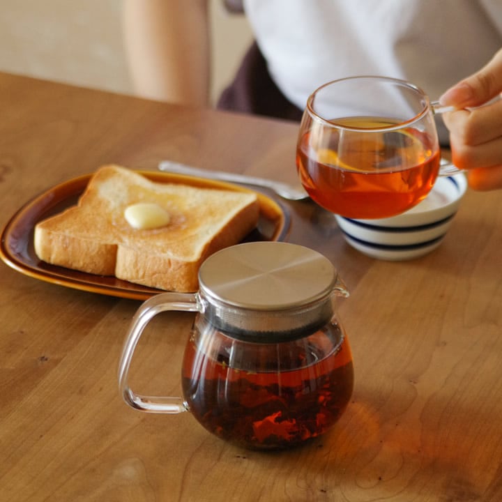 ワンタッチ ティーポット 460ml ユニティー UNITEA キントー