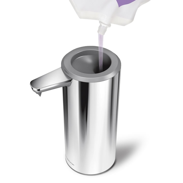 simple human シンプルヒューマン / 充電式センサーポンプ ホワイト 充電式センサーポンプシンプルヒューマンsimplehuman - キッチン