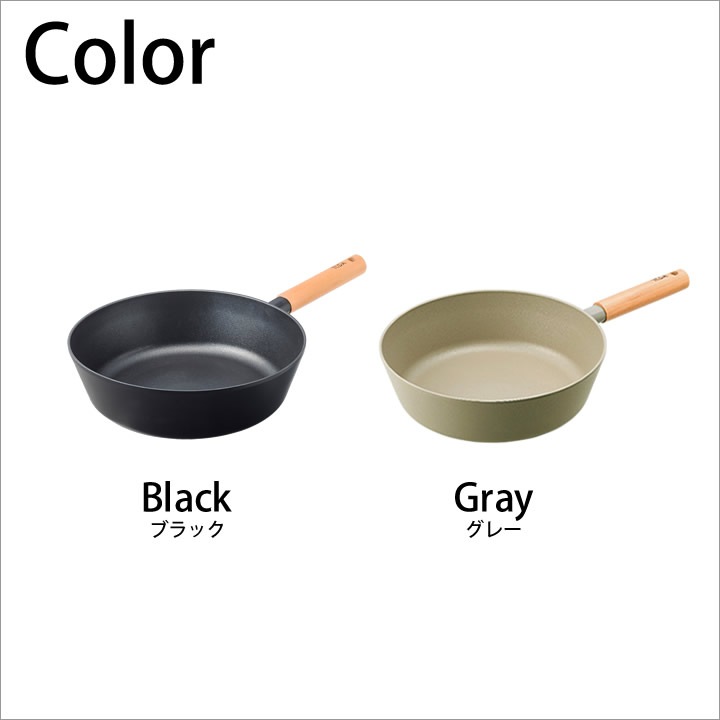 チタン＆ダイヤモンドコーティング 24cm マルチパン ティーダ