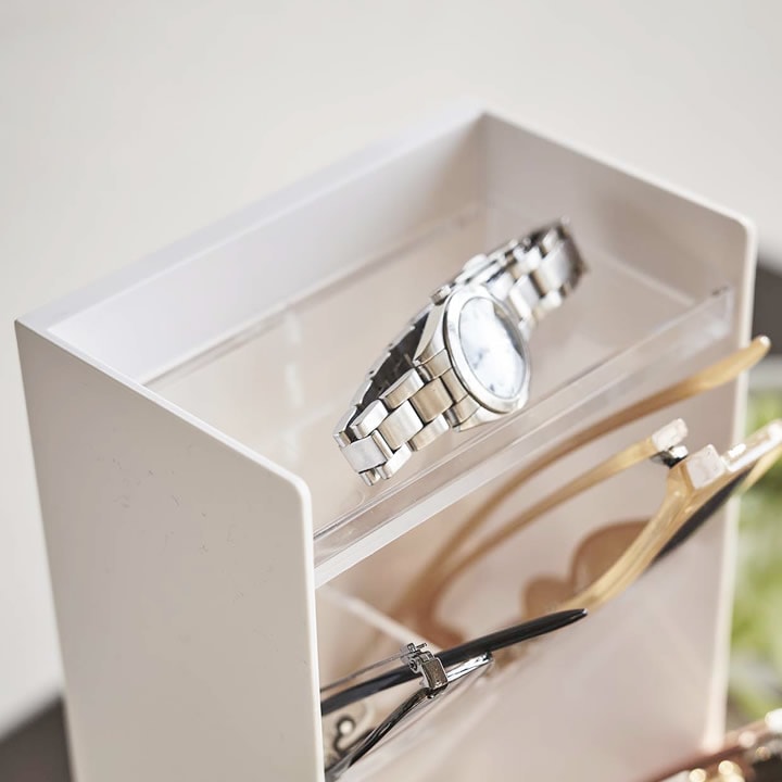 サングラス＆アクセサリー立体収納ケース 4段 タワー tower 山崎実業