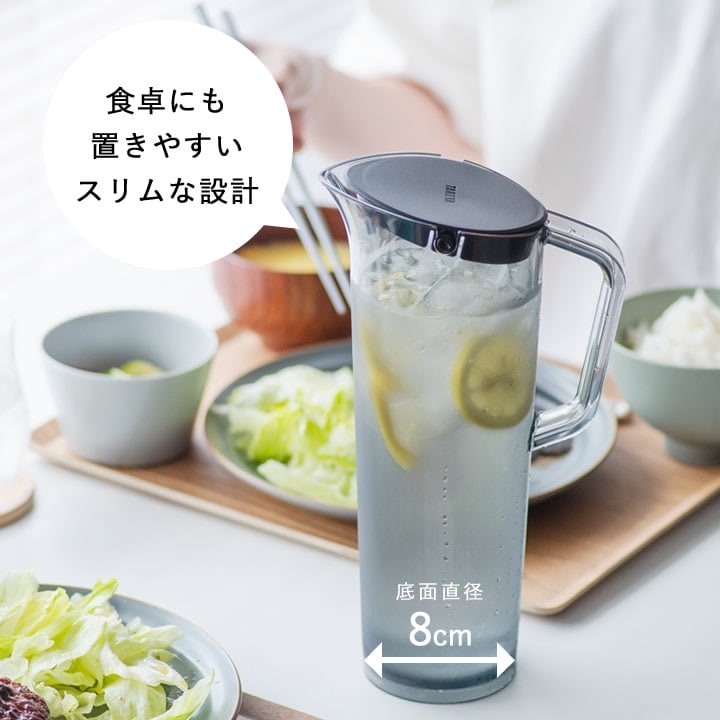 【くろろしるふる様】イッタラ　アテネの朝2本セット×1 アルファジャグ 1.2L タケヤ 麦茶ポット - キッチン雑貨、便利グッズ