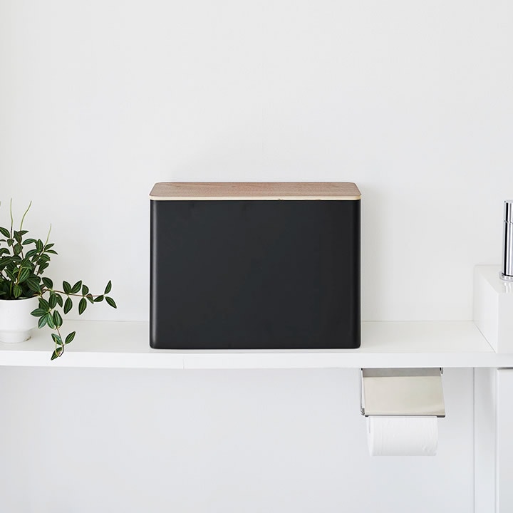 ポイント10倍】 蓋付きトイレ用品収納 リン RIN 山崎実業