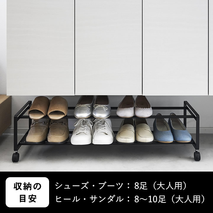 Amazon｜シューズラック キャスター付き 大容量 シューズボックス取っ手付き 安定 靴箱 おしゃれ スリム 北欧 組み立て式 靴箱 収納  ハイタイプ 御洒落 靴置き 縦長 コンパクト 靴棚 軽量 狭い 突っ張り 増やす 重ねる 持ち運びやすい 下駄箱 収納 玄関 長靴 棚 廊下  (灰緑色,三層) 